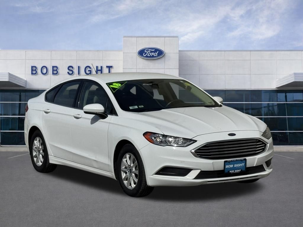 Used 2018 Ford Fusion S with VIN 3FA6P0G71JR111186 for sale in Kansas City
