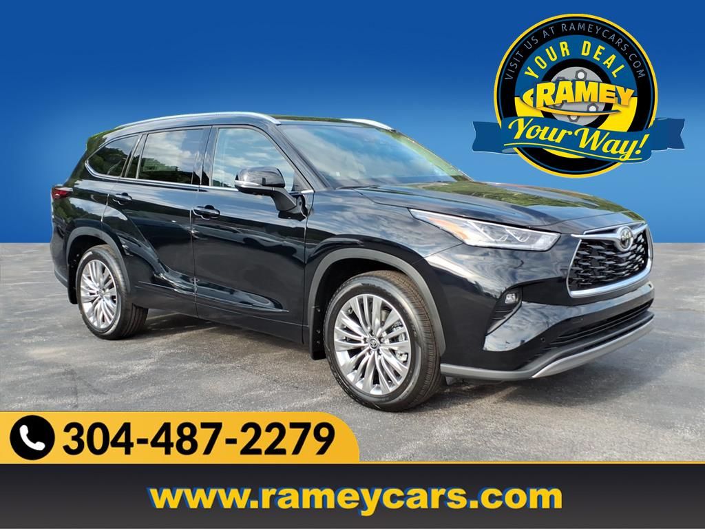 Midnight Black Metallic 2026 Toyota Highlander Platinum AWD SUV / Crossover All-Wheel Drive 8-Speed Automatic