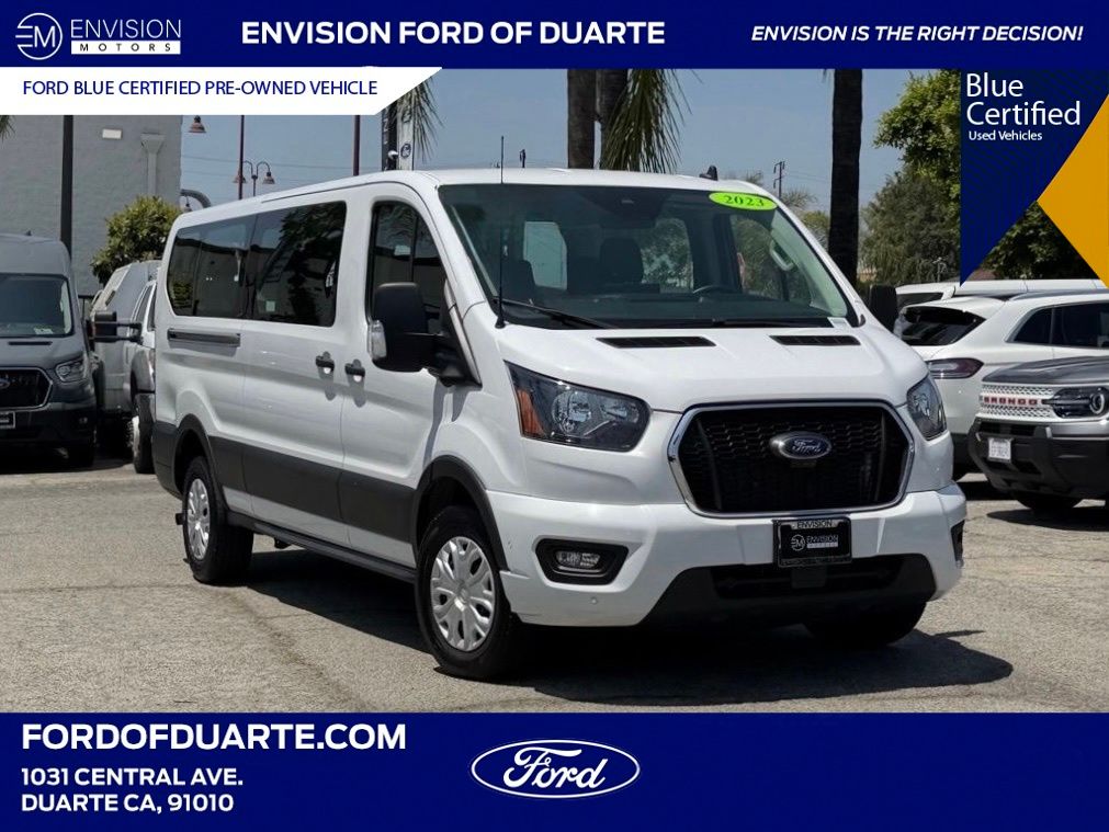 Oxford White 2023 Ford Transit Passenger Van Rear-Wheel Drive 