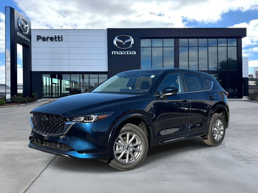 Deep Crystal Blue Mica 2025 Mazda CX-5 2.5 S Select AWD SUV / Crossover All-Wheel Drive 6-Speed Automatic