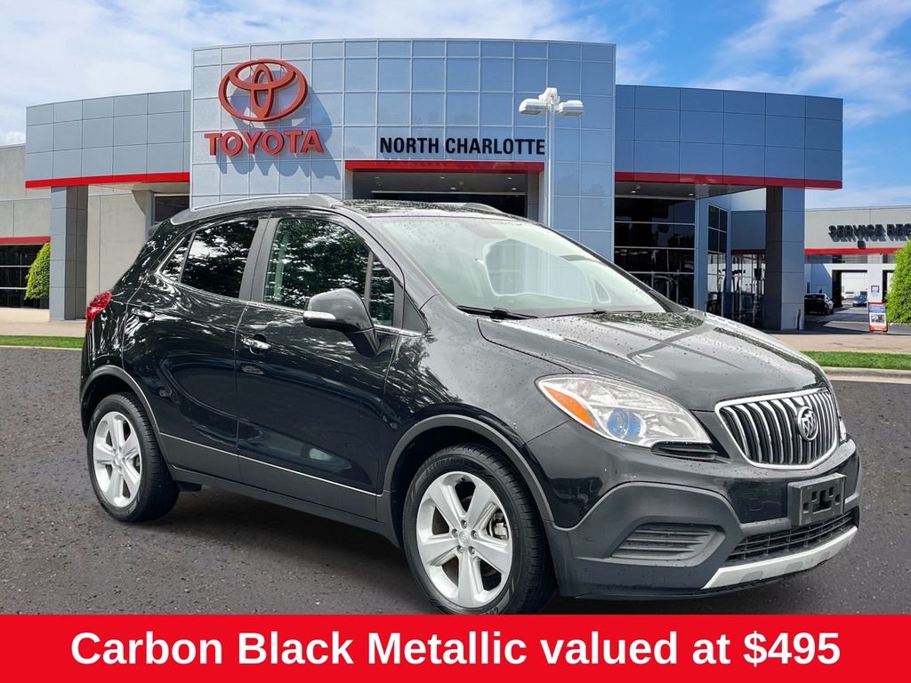 Carbon Black Metallic 2015 Buick Encore SUV / Crossover Front-Wheel Drive 6-Speed Automatic Overdrive