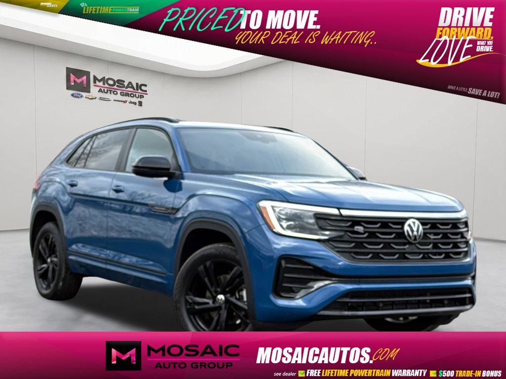 Used 2025 Volkswagen Atlas Cross Sport 2.0T SEL R-Line Black SUVs