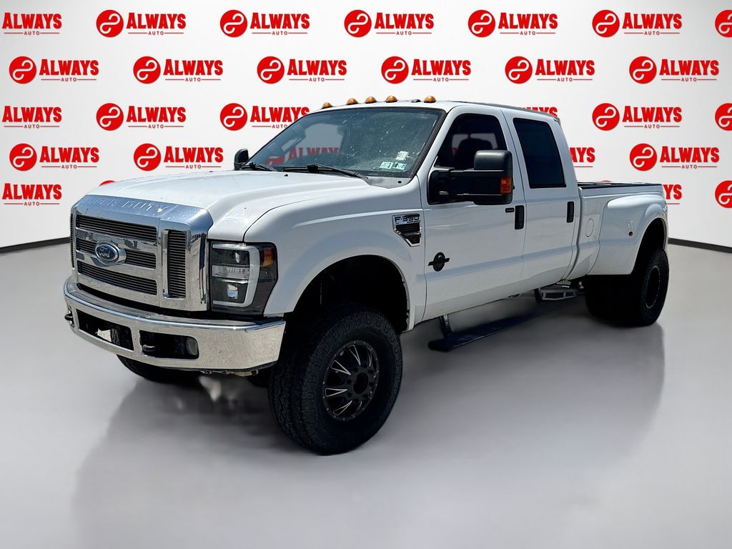 White 2009 Ford F-350 Super Duty FX4 SuperCab LB DRW 4WD Pickup Truck Four-Wheel Drive Automatic