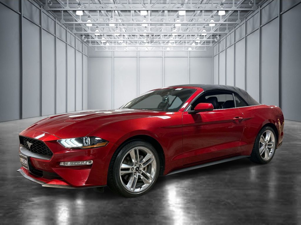 Rapid Red Metallic Tinted Clearcoat 2020 Ford Mustang EcoBoost Premium Convertible RWD Convertible Rear-Wheel Drive Automatic