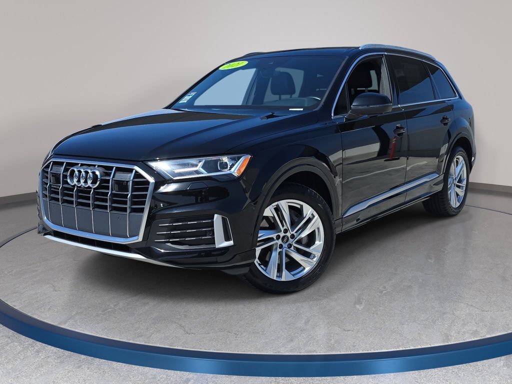Orca Black Metallic 2021 Audi Q7 SUV / Crossover All-Wheel Drive 8-Speed Automatic