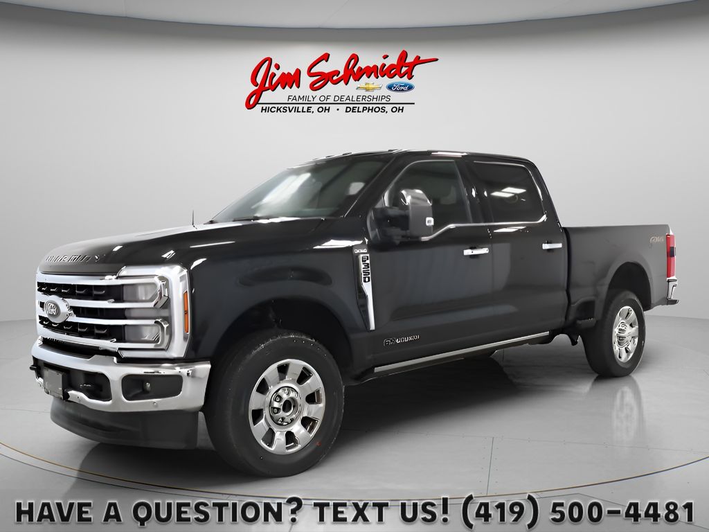 Agate Black Metallic 2026 Ford F-350 Super Duty Pickup Truck Four-Wheel Drive Automatic