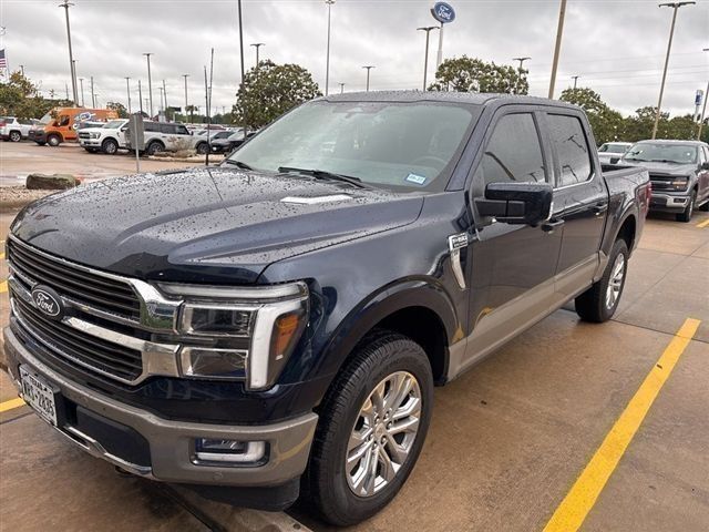 Antimatter Blue Metallic 2025 Ford F-150 King Ranch SuperCrew 4WD Pickup Truck Four-Wheel Drive Automatic