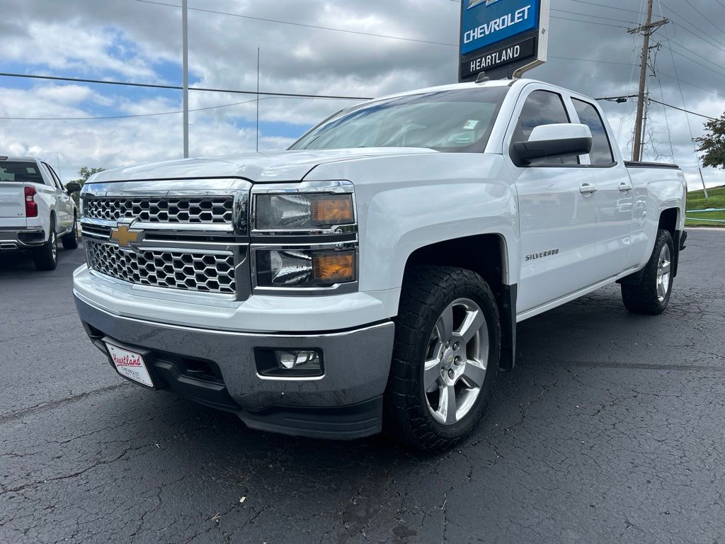Summit White 2014 Chevrolet Silverado 1500 Pickup Truck Four-Wheel Drive 6-Speed Automatic Overdrive