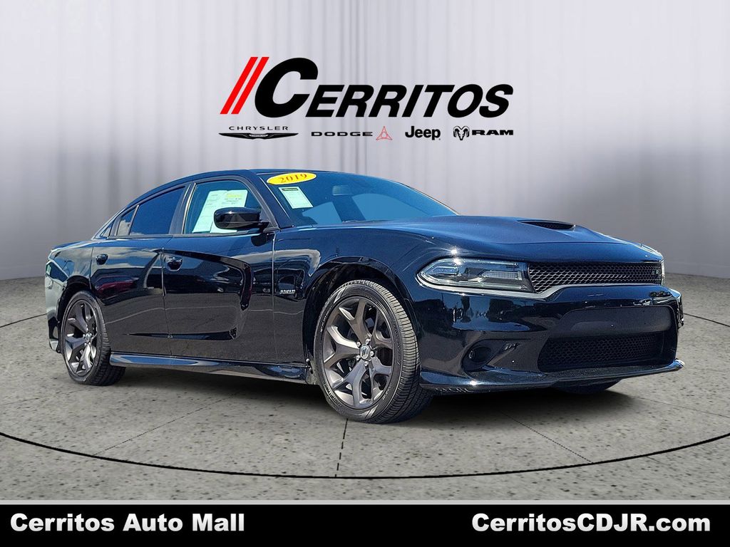 Pitch Black Clearcoat 2019 Dodge Charger R/T RWD Sedan Rear-Wheel Drive 8-Speed Automatic