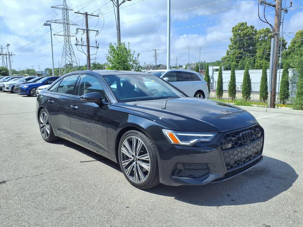 Black 2024 Audi A6 Sedan All-Wheel Drive 7-Speed Automatic