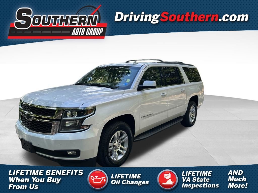 White (Iridescent Pearl Tricoat) 2019 Chevrolet Suburban SUV / Crossover Four-Wheel Drive 6-Speed Automatic Overdrive