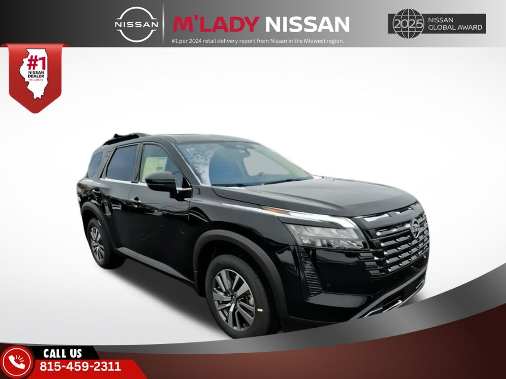 Super Black 2026 Nissan Pathfinder SL 4WD SUV / Crossover All-Wheel Drive 9-Speed Automatic
