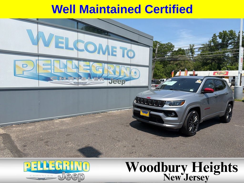Billet Silver Metallic Clearcoat 2023 Jeep Compass (Red) Edition 4WD SUV / Crossover Four-Wheel Drive 8-Speed Automatic