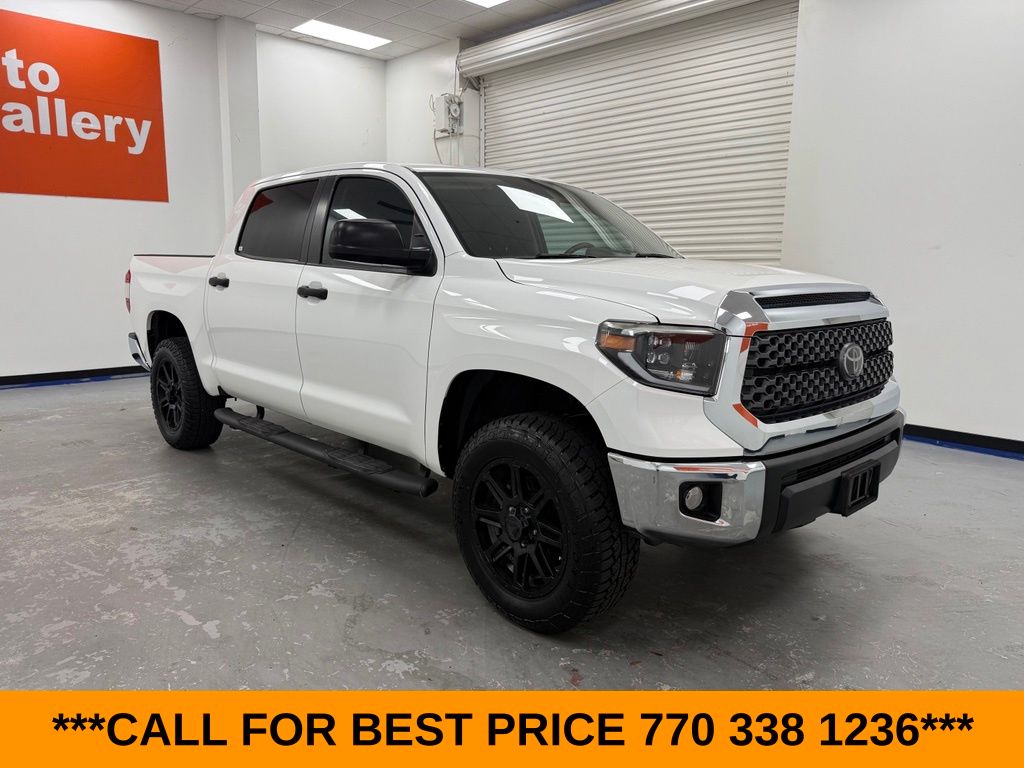 Super White 2020 Toyota Tundra Pickup Truck Four-Wheel Drive 6-Speed Automatic