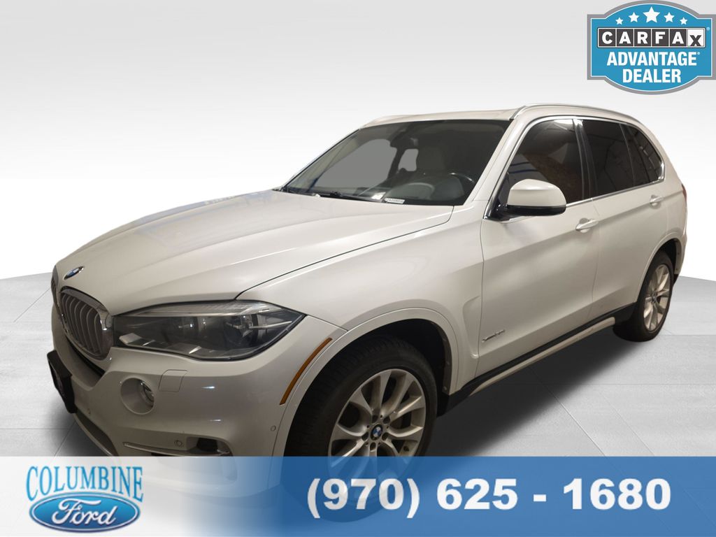 White Metallic 2015 BMW X5 xDrive50i AWD SUV / Crossover All-Wheel Drive 8-Speed Automatic