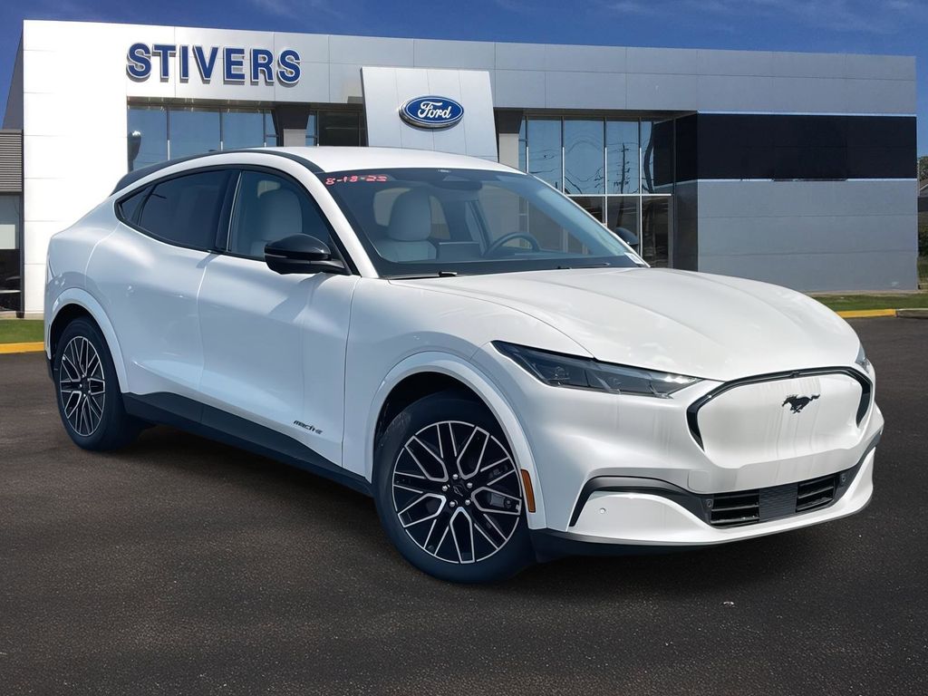 Star White Metallic Tri-Coat 2025 Ford Mustang Mach-E Premium RWD SUV / Crossover Rear-Wheel Drive Automatic