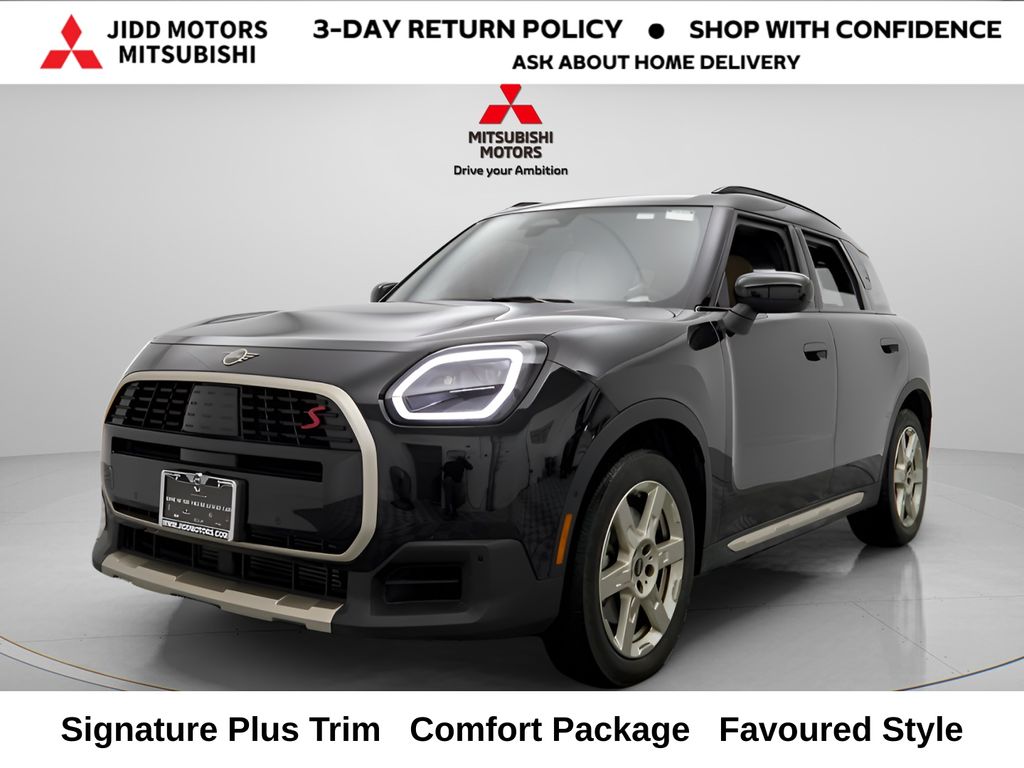Black 2025 MINI Countryman Cooper S ALL4 SUV / Crossover All-Wheel Drive 7-Speed Automatic