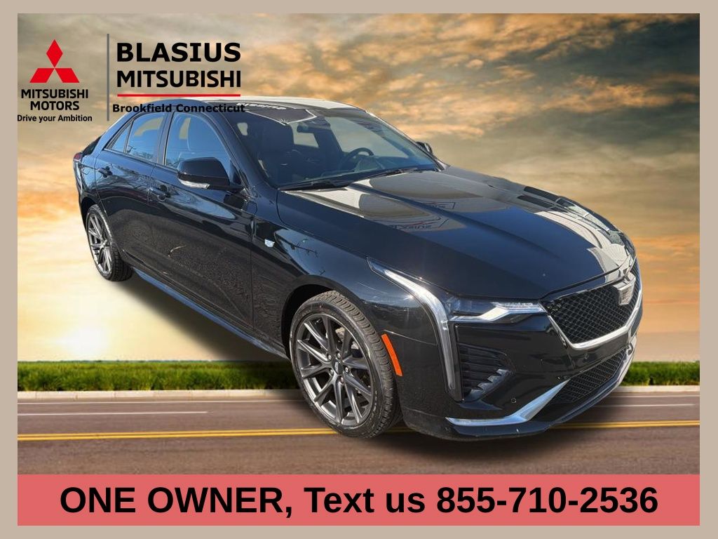 Black 2025 Cadillac CT4 Sport AWD Sedan All-Wheel Drive 8-Speed Automatic