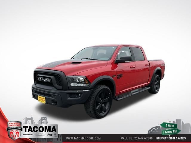 Flame Red Clearcoat 2019 RAM 1500 Classic Warlock Crew Cab 4WD Pickup Truck Four-Wheel Drive 8-Speed Automatic