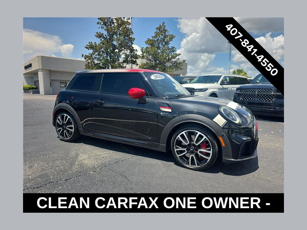 Midnight Black 2023 MINI Cooper Hatchback Front-Wheel Drive 8-Speed Automatic