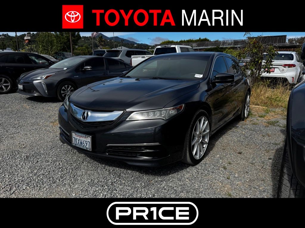 Gray (Graphite Luster Metallic) 2015 Acura TLX Sedan Front-Wheel Drive 9-Speed Automatic