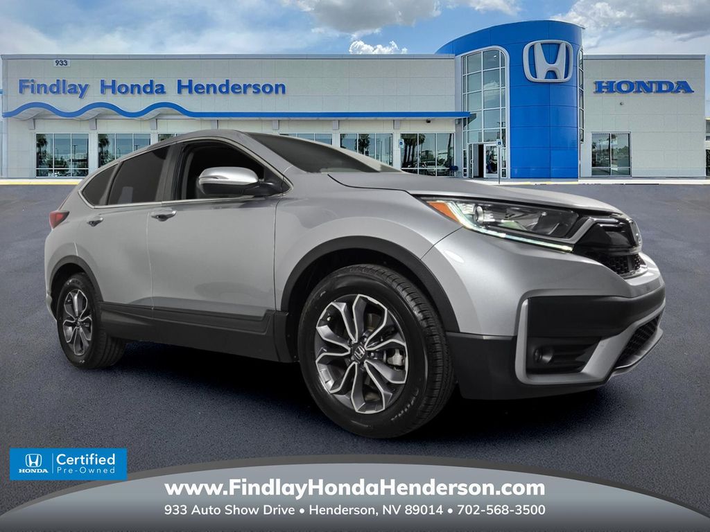 Lunar Silver Metallic 2022 Honda CR-V EX FWD SUV / Crossover Front-Wheel Drive Continuously Variable Transmission
