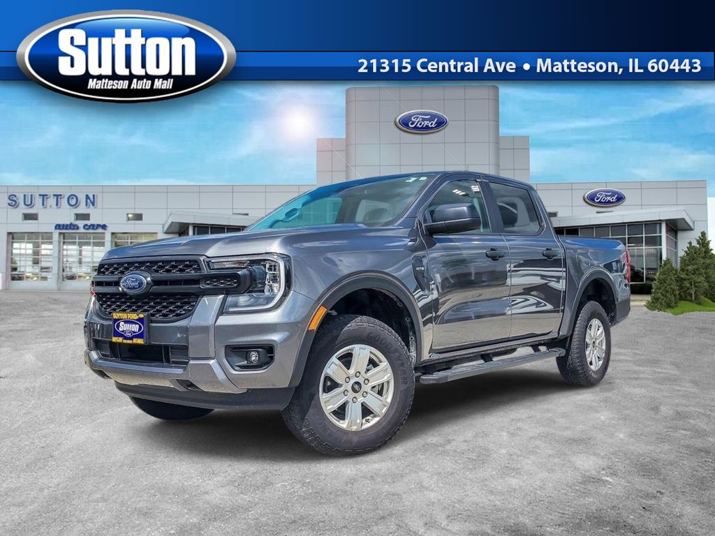 Gray Metallic 2025 Ford Ranger Pickup Truck Four-Wheel Drive Automatic