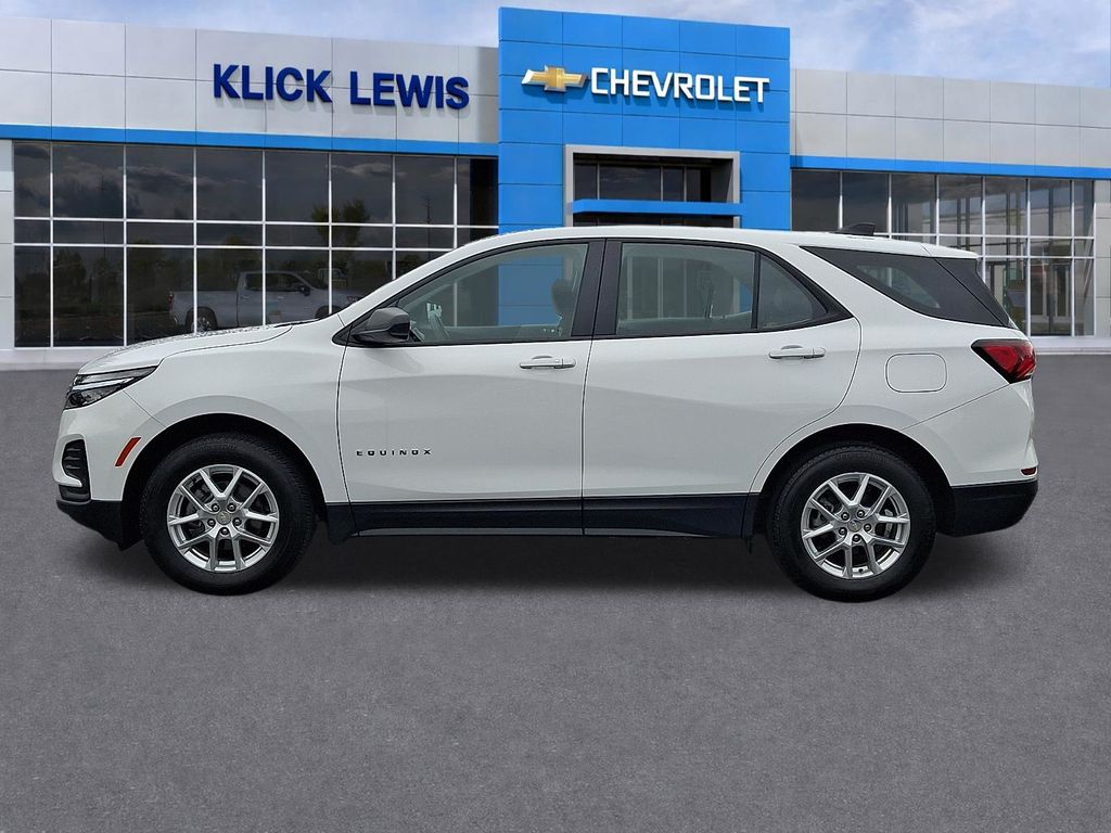 2024 Chevrolet Equinox LS White at Klick Lewis Buick Chevrolet