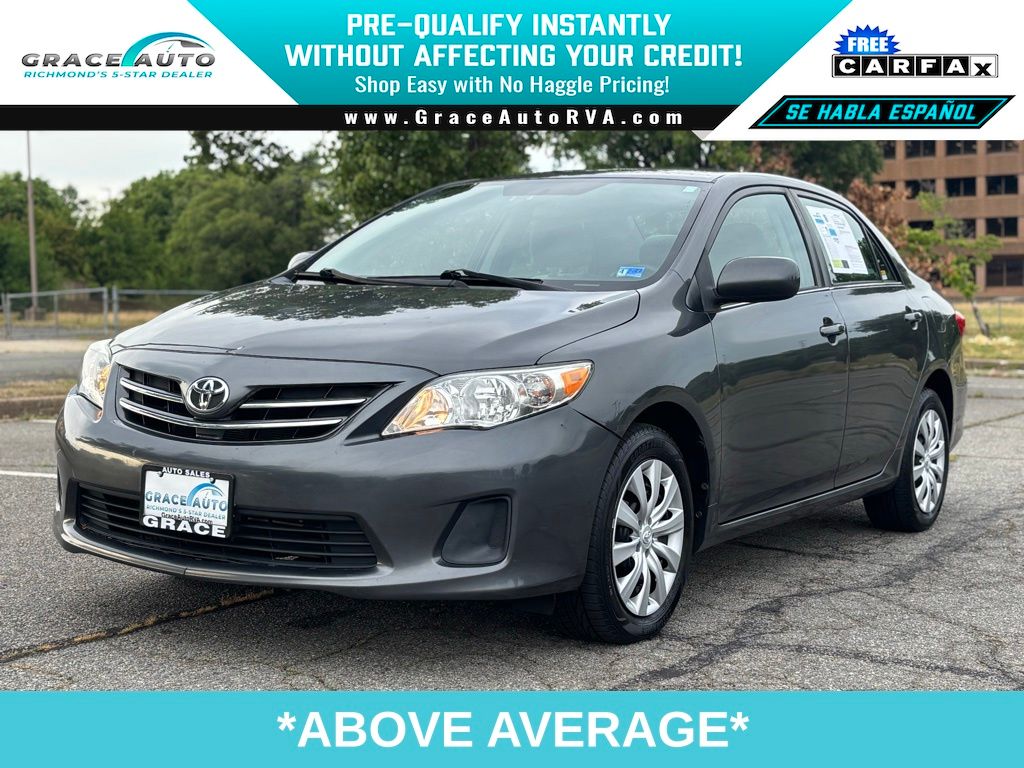 Magnetic Gray Metallic 2013 Toyota Corolla Sedan Front-Wheel Drive 4-Speed Automatic