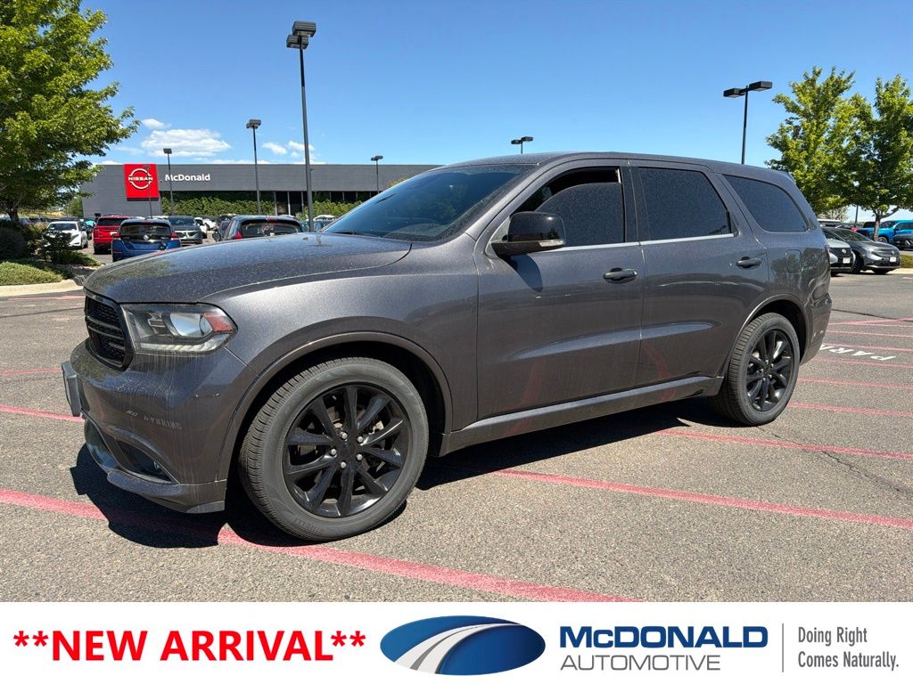 Granite Clearcoat Metallic 2017 Dodge Durango SUV / Crossover All-Wheel Drive 8-Speed Automatic