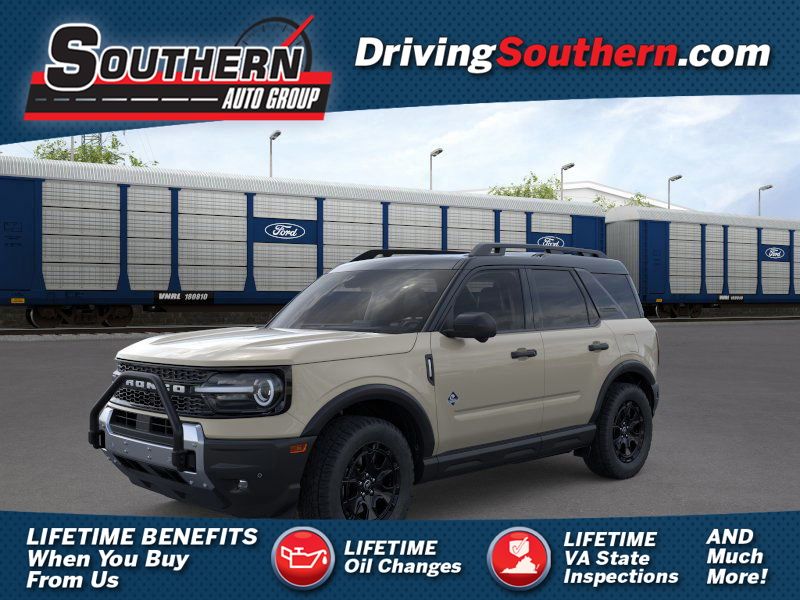 Desert Sand 2025 Ford Bronco Sport SUV / Crossover All-Wheel Drive 8-Speed Automatic
