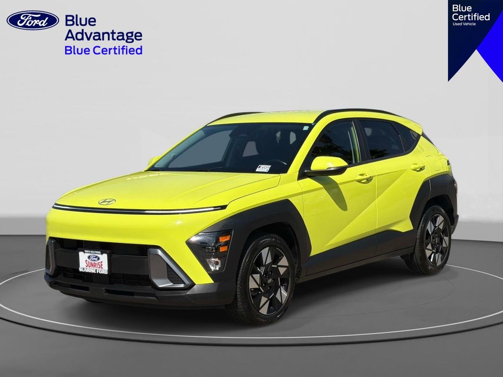 Neoteric Yellow 2024 Hyundai Kona SUV / Crossover Front-Wheel Drive Continuously Variable Transmission