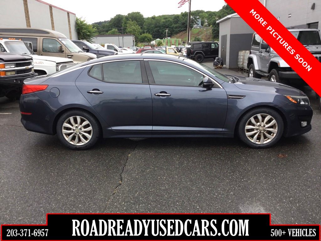 Smokey Blue 2015 Kia Optima Sedan Front-Wheel Drive 6-Speed Automatic