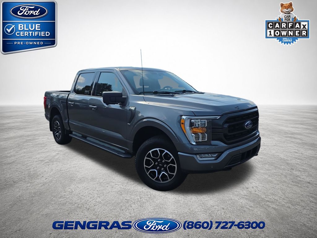 Gray Metallic 2021 Ford F-150 Pickup Truck Four-Wheel Drive Automatic