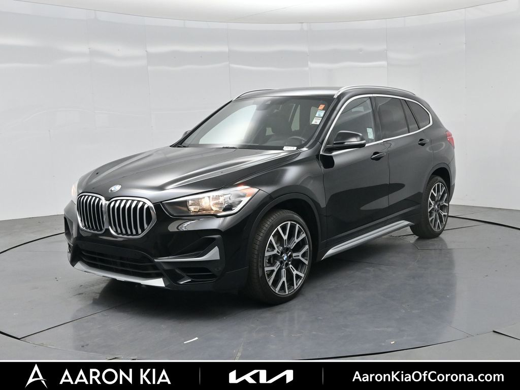 Jet Black 2021 BMW X1 SUV / Crossover Front-Wheel Drive 8-Speed Automatic