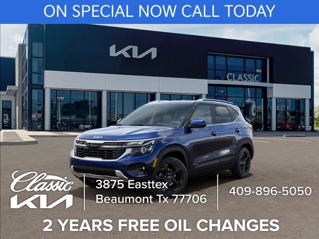 Ocean Blue 2026 Kia Seltos SUV / Crossover Front-Wheel Drive Continuously Variable Transmission