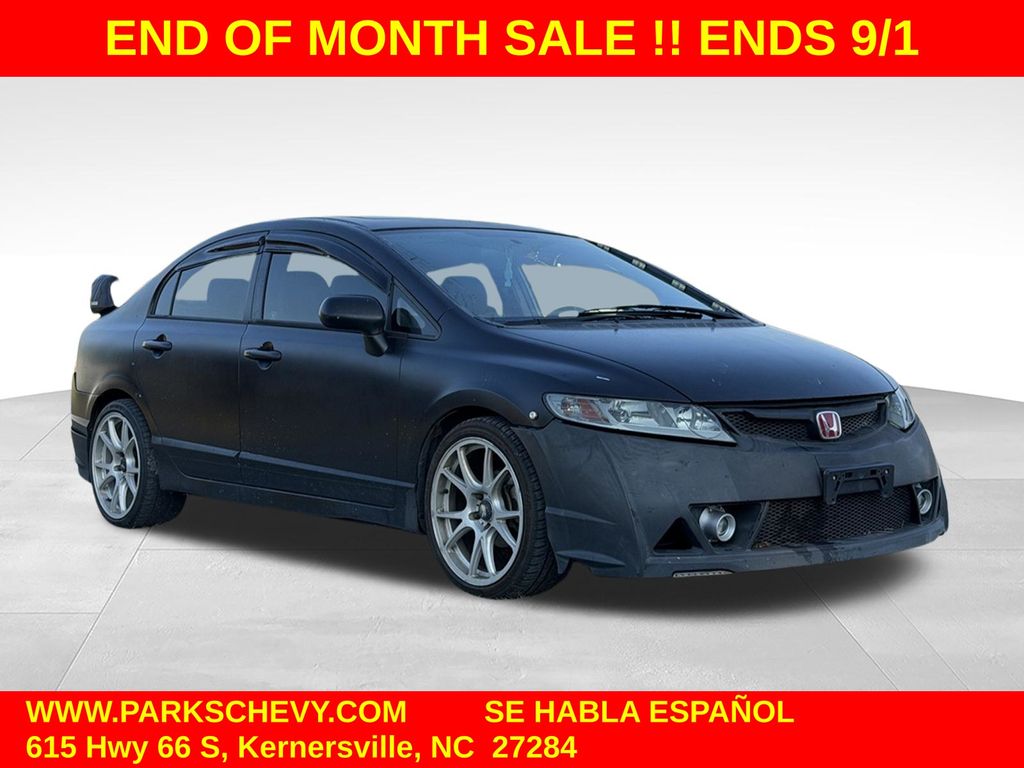 Black 2010 Honda Civic Sedan Front-Wheel Drive 5-Speed Automatic