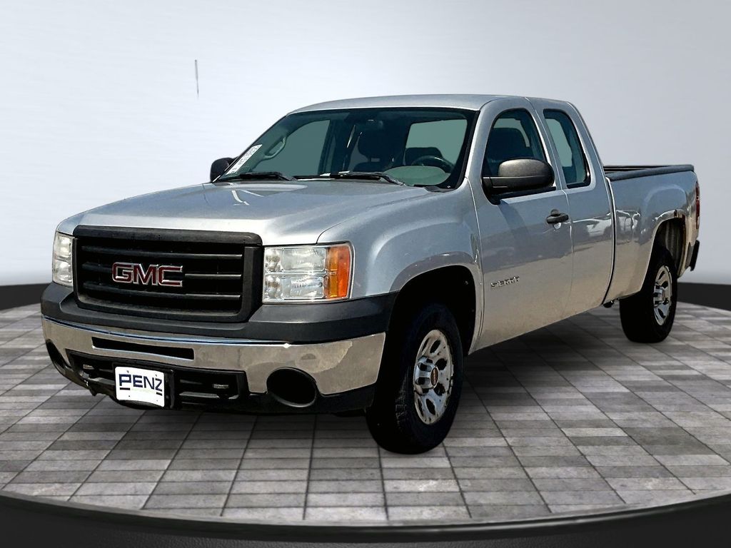 Pure Silver Metallic 2011 GMC Sierra 1500 Pickup Truck 4X2 4-Speed Automatic Overdrive