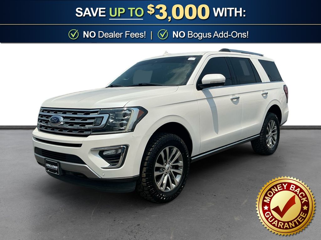White Platinum Clearcoat Metallic 2018 Ford Expedition SUV / Crossover Four-Wheel Drive Automatic