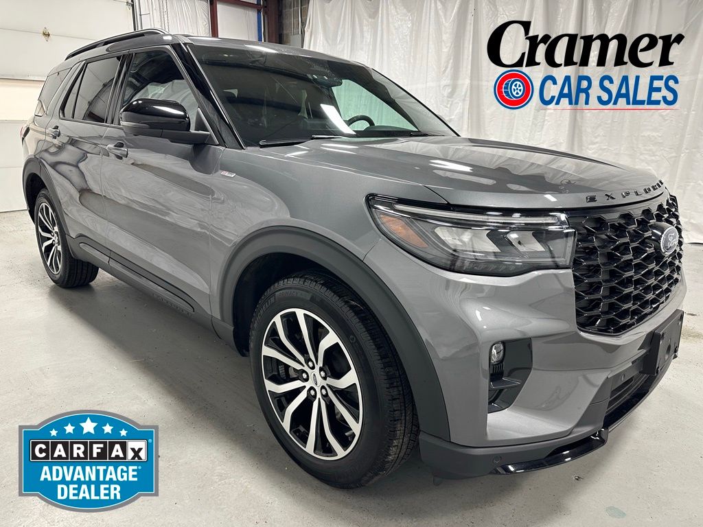 Carbonized Gray Metallic 2025 Ford Explorer SUV / Crossover All-Wheel Drive Automatic