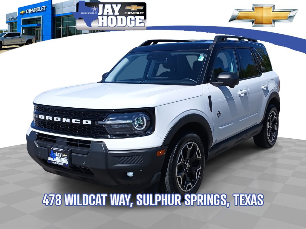 Oxford White 2025 Ford Bronco Sport Outer Banks AWD SUV / Crossover All-Wheel Drive 8-Speed Automatic