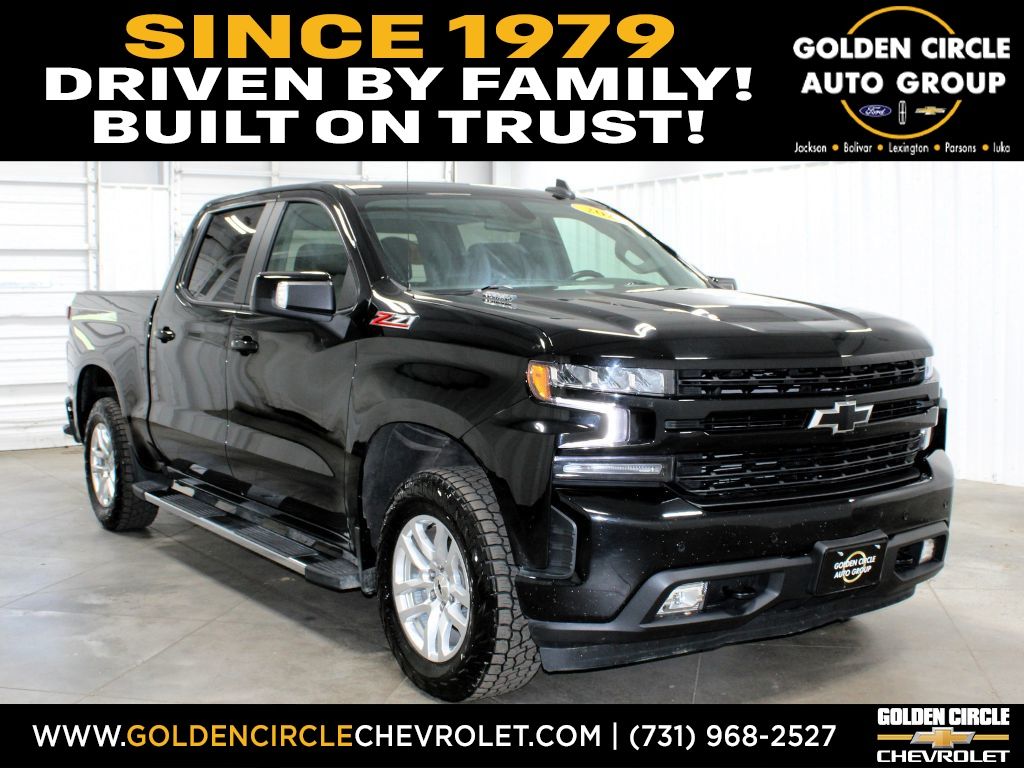 Black 2022 Chevrolet Silverado 1500 RST Crew Cab 4WD Pickup Truck Four-Wheel Drive Automatic