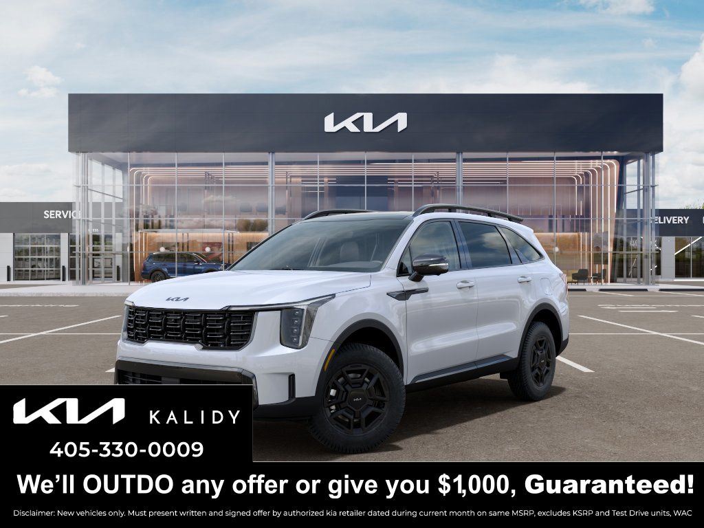 Glacial White Pearl 2026 Kia Sorento SUV / Crossover All-Wheel Drive 8-Speed Dual Clutch