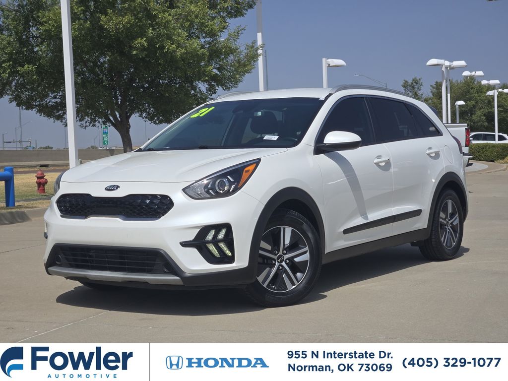 Snow White Pearl 2021 Kia Niro SUV / Crossover Front-Wheel Drive 6-Speed Dual Clutch