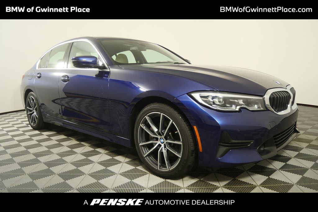 Mediterranean Blue Metallic 2020 BMW 3 Series 330i xDrive Sedan AWD Sedan All-Wheel Drive 8-Speed Automatic