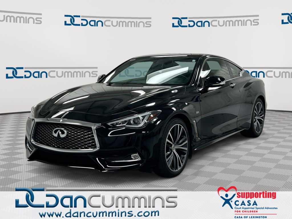 Black Obsidian 2018 INFINITI Q60 Coupe All-Wheel Drive 7-Speed Automatic
