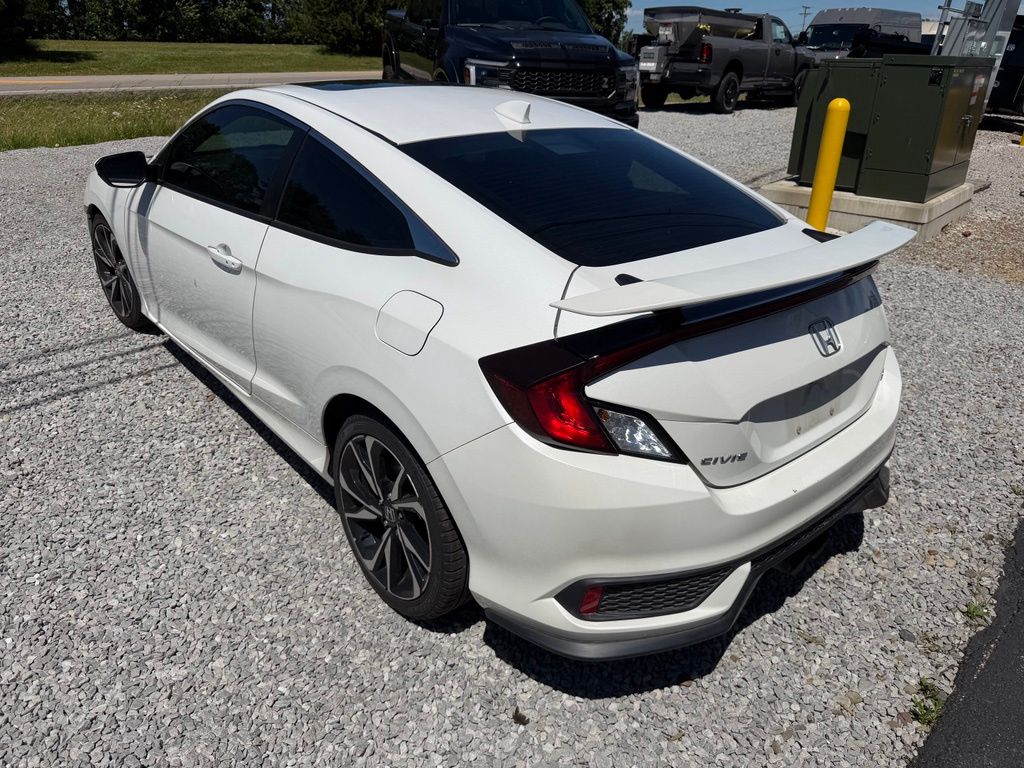 White 2017 Honda Civic Coupe Si Coupe Front-Wheel Drive 6-Speed Manual