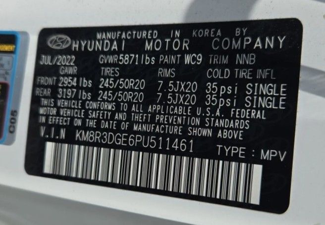 2023 Hyper White Hyundai Palisade XRT AWD SUV
