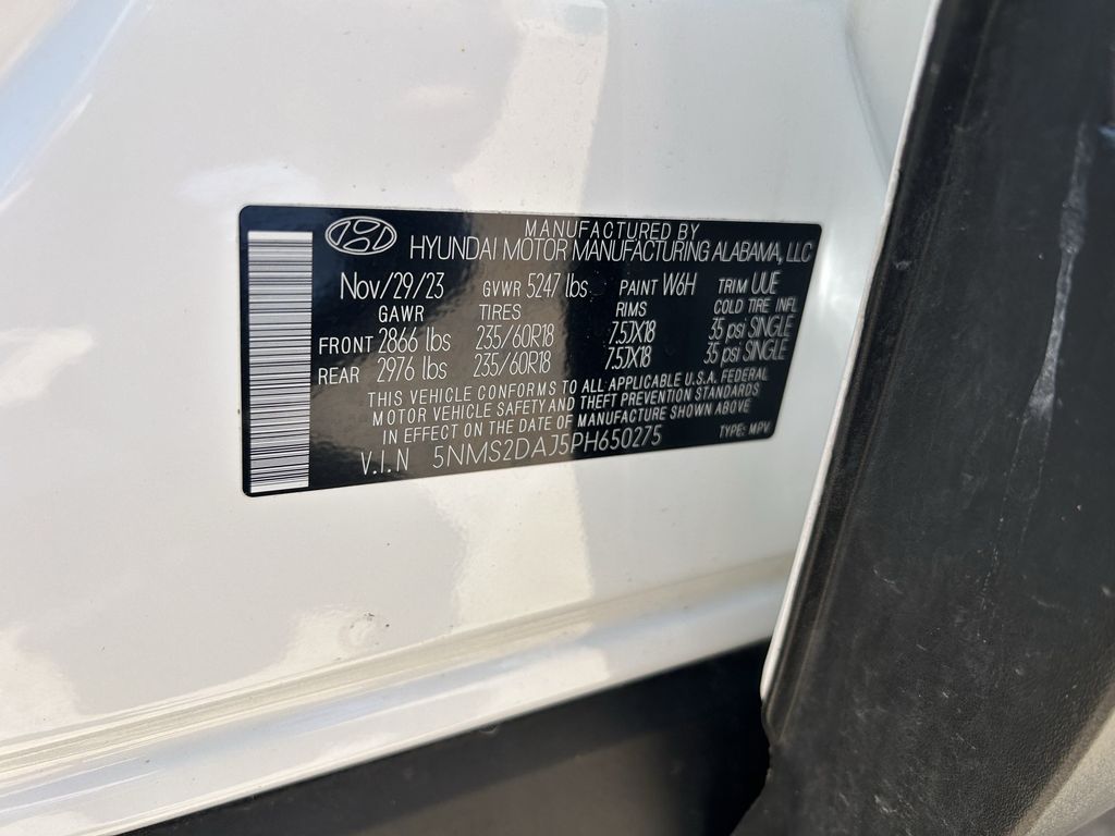 2023 Hyundai Santa Fe SEL White at Community Toyota