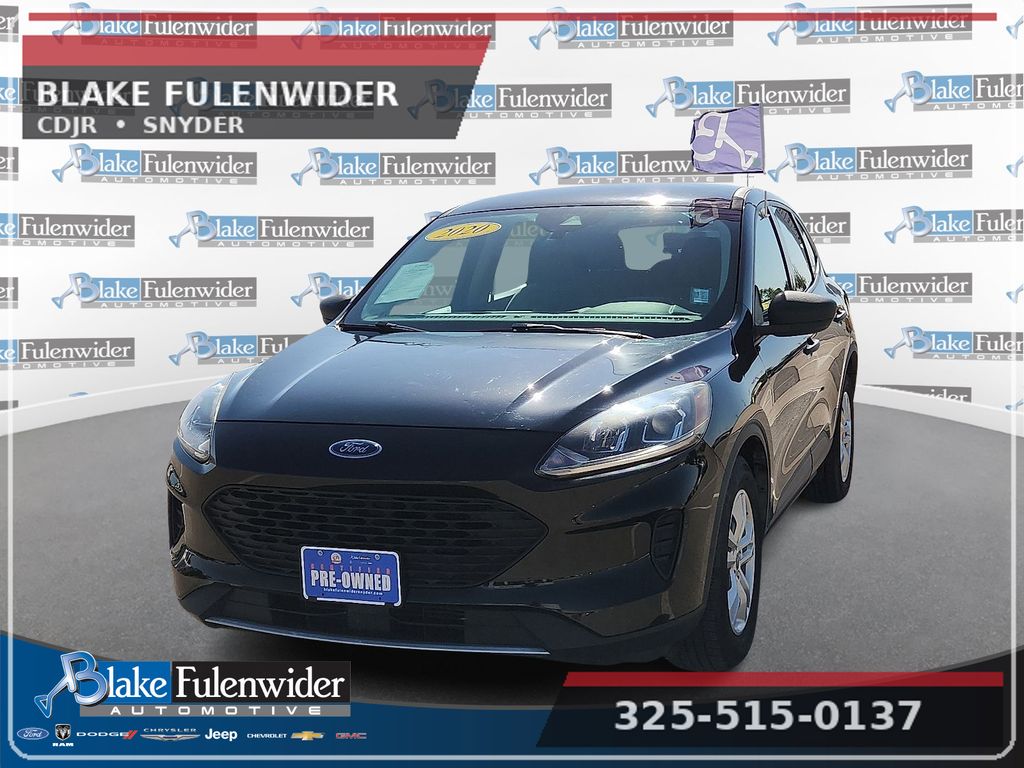 Black Metallic 2020 Ford Escape SUV / Crossover Front-Wheel Drive 8-Speed Automatic